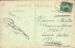 VINTAGE POSTCARD Wall Charleville Theater of Wall After the departure of German Militaria November 1918