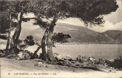 CPA Cap Martin Vue Sur Menton