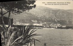 VINTAGE POSTCARD Beaulieu Surroundings of Nice a Corner of the Way of St Jean