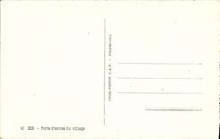 POSTAL MODERNA puerta principal de Eze de la aldea