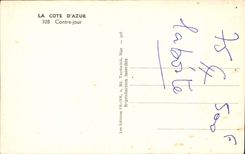 VINTAGE POSTCARD Dimension Of Azure Against day