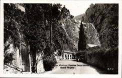 CPM Menton Frontiere Franco italienne douane francaise