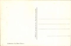 POSTAL MODERNA Menton pez gordo San Luis de Grimaldi Ventimiglia Frontiera