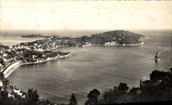 MODERN CARD St Jean Cape Ferrat View