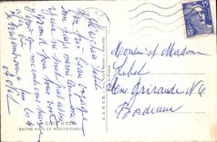 Dimensión de la POSTAL de la VENDIMIA de Eze entre Niza y Monte Carlo Mónaco