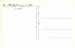 CPM Peira Cava Station d'ete ideale et sports d'hiver Les lacets