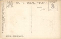 VINTAGE POSTCARD Beaulieu Garden and Quai of the South