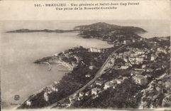 CPA Beaulieu Vue Generale et Saint Jean Cap Ferrat