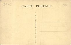 VINTAGE POSTCARD Beaulieu the Cape Ferrat and the point Sainte Old people's home