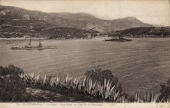 CPA Villefranche La Rade Vue Prise du Cap de la Rascasse Bateaux