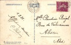 CPA Beaulieu Sur Mer La Pointe Fourmie