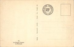 VINTAGE POSTCARD Versailles large Trianion the peristyle