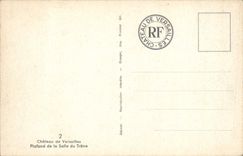 CPA Versailles Chateau Plafond de la Salle du Trone