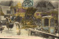 VINTAGE POSTCARD Versailles Grand Trianon Conveys Of the Count de Chambord