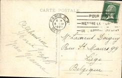 CPA Versailles Bassin de Lotone Allee Royale et Canal