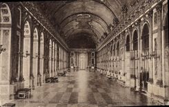 CPA Versailles Palais Galerie des glaces 