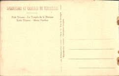 CPA Versailles Petit Trianon le temple de la musique