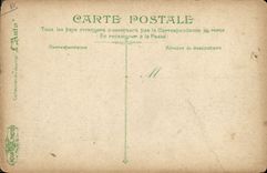 VINTAGE POSTCARD Circuit of the Lower Seine the road close to Mesnil Reaume Dog Dogs Automobile