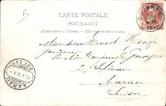 VINTAGE POSTCARD Dog Laitiere Dogs Flemish and Agent TOP Gendarme organize