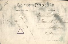 Calle de Louviers de la prisión de la POSTAL de la VENDIMIA del penitent prisión y las cortes de ley