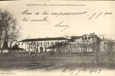 Prisión de Villeneuve de la POSTAL de la VENDIMIA en la colonia del correctiionnelle de la hornada de pieza meridional de Eysses