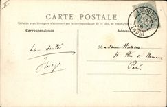 Prisión de Issoudun de la POSTAL de la VENDIMIA el campanario de una iglesia actual la prisión