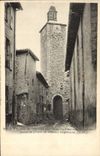 Alrededores de la prisión de la POSTAL de la VENDIMIA de Puy la torre cuadrada de la subsistencia de la prisión vieja de Craponne del castillo seigneurial
