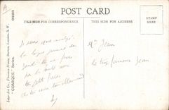 CPA Illustrateur Femmes I kicked Mary in the dark