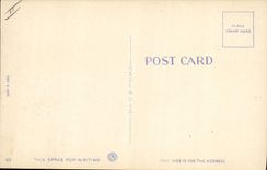 VINTAGE POSTCARD Illustrator Thsi is the only shady palce we edge find strong Woman