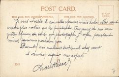 VINTAGE POSTCARD Illustrator Right Why did we leave home Dog Children