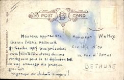 VINTAGE POSTCARD Illustrator Child The Daily Wail Tempest