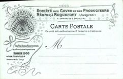 VINTAGE POSTCARD Rochefort Cheese Road of Millau to Rozier Peyreleau Ruins of the castle of Peyrelade