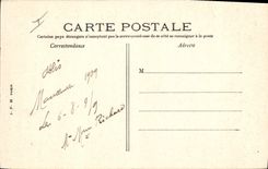 Castillo de la POSTAL de la VENDIMIA de la lechería de Esclimont