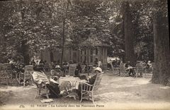 VINTAGE POSTCARD Vichy dairy in new the park