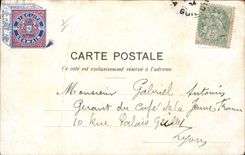 VINTAGE POSTCARD Fantasy Child Baby Publicity Denain Cookies