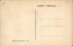 CPA Folklore Lait Normandie La traite du soir Vache Ane Attelage 