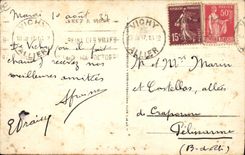 CPA Folklore Lait Vichy Laitiere Bourbonnaise