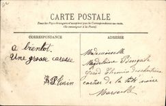 CPA Folklore Lait Vichy Laitiere Bourbonnaise Ane Mule TOP 