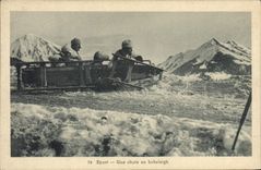 CPA Sports d'hiver Ski Une chute en bobsleigh 