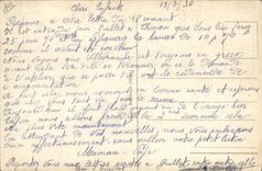 Mujer del esquí de los deportes de invierno de la POSTAL de la VENDIMIA que los deportes con el montaje doran y Bourboule un tobogganist de Luge