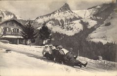 CPA Sports d'hiver Ski luge lugeurs 