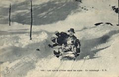 CPA Sports d'hiver Ski En Bobsleigh