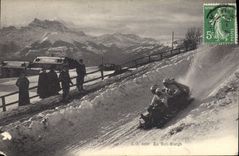 CPA Sports d'hiver Ski En Bob-sleigh Bobsleigh