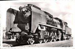 VINTAGE POSTCARD train Lorraine Alsace Engine S 16 1401 and 1402