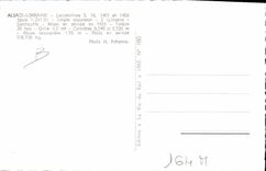 VINTAGE POSTCARD train Lorraine Alsace Engine S 16 1401 and 1402