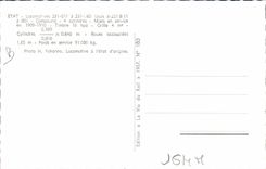 VINTAGE POSTCARD train Locomotive 231.011 has 231.060