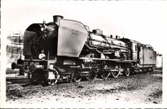 CPA train Locomotive SNCF 231 B1 a 40