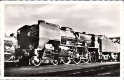 VINTAGE POSTCARD train Locomotive the SNCF 231 C 49 has 88