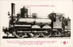 VINTAGE POSTCARD train Engine Machine 030.211