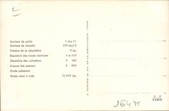 VINTAGE POSTCARD train mixed Engine Machine of the Company of the State 030.075